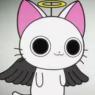 天使卡通猫情侣QQ头像